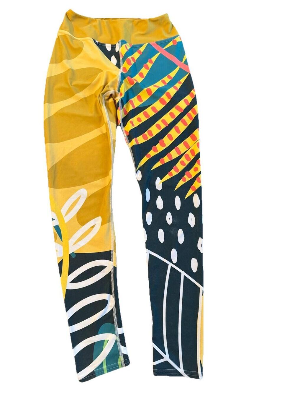 Loony Leggings London “tropics” Size Large